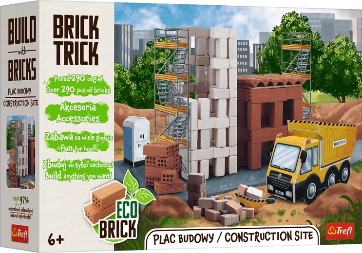 Trefl Brick Trick Baustelle XL Bausteine 290 Teile