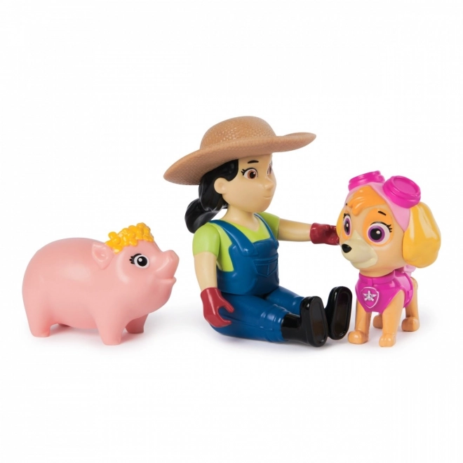 Paw Patrol Figuren Set Skye und Bäuerin Yumi