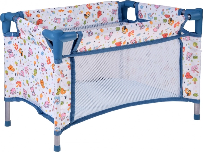 Reisebett mit atmungsaktivem Netz und Tasche