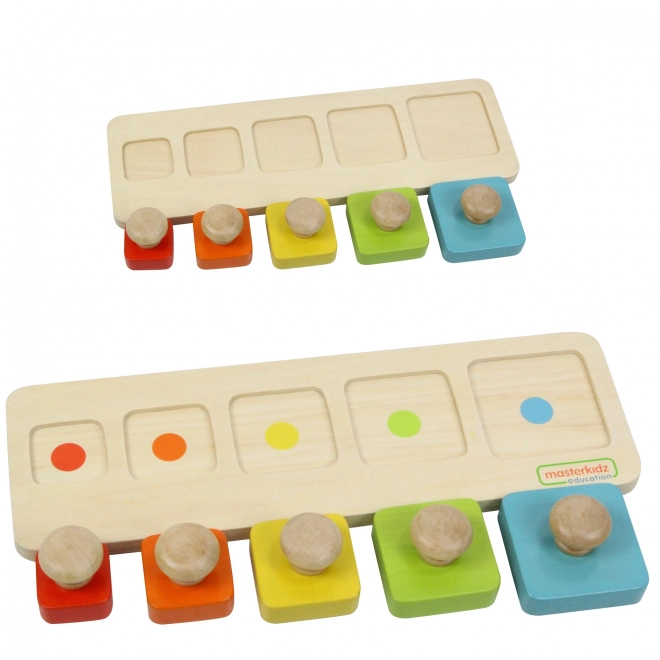 Masterkidz Montessori Puzzle Größen und Farben Lernen