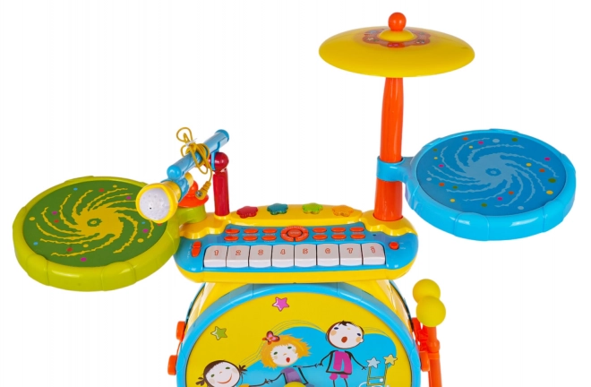 Kinder Drumset mit Keyboard