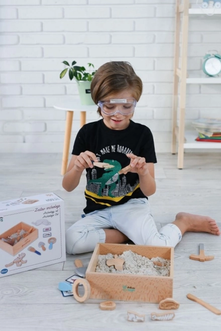 Archäologie Spielset mit kinetischem Sand