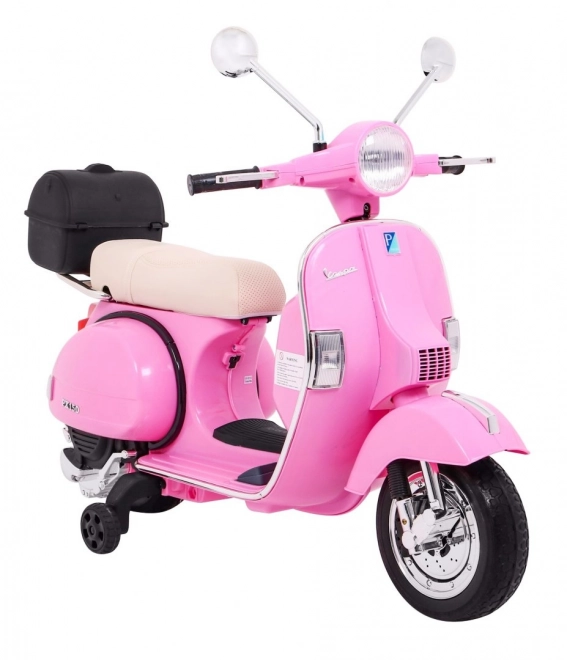 Elektrischer Kinderroller Vespa Rosa
