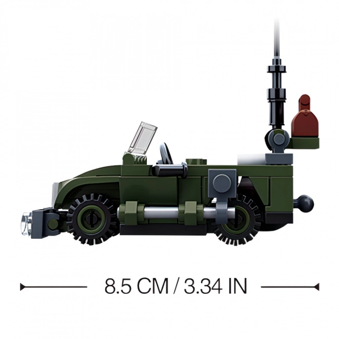 Sluban WWII Patrouillen-Jeep