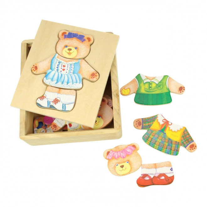 Bigjigs Toys Anziehpuzzle Frau Bär