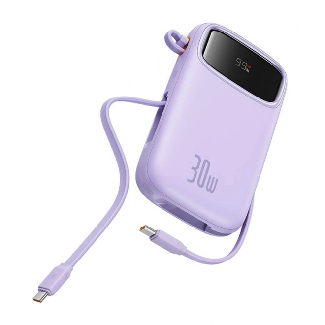 Baseus QPow tragbare Powerbank 20000mAh 30W lila