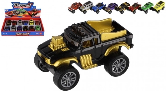 Kleines Offroad-Geländewagen mit Rückzugmechanismus - Metall/Kunststoff 6,5 cm