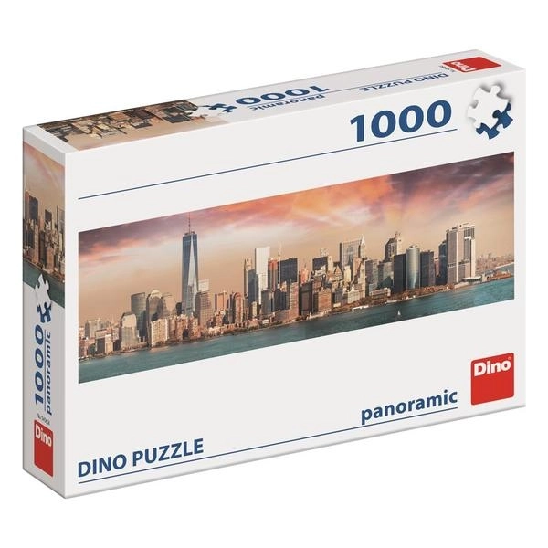 Panorama-Puzzle Manhattan bei Sonnenuntergang