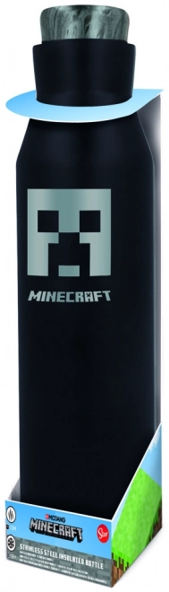 Thermoflasche Edelstahl Minecraft Motiv, 580 ml