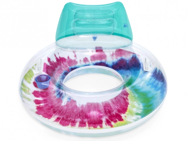 Doppelschichtiges Wasser-Schwimmring mit Tie-Dye-Muster