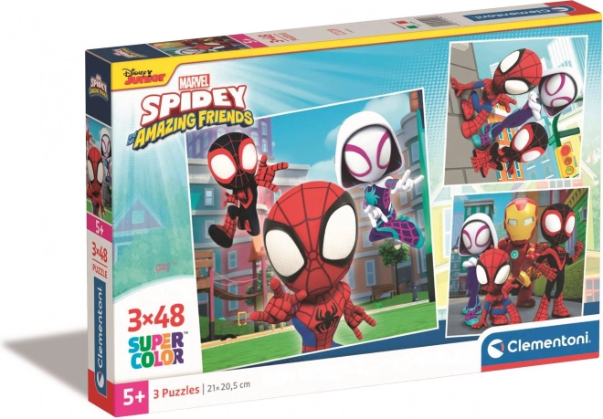 Puzzle-Set SPIDEY 3x48 Teile