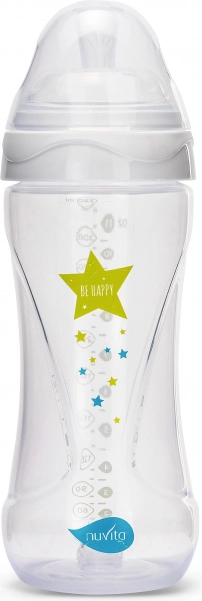 Fläschchen 330 ml, Transparent Weiß