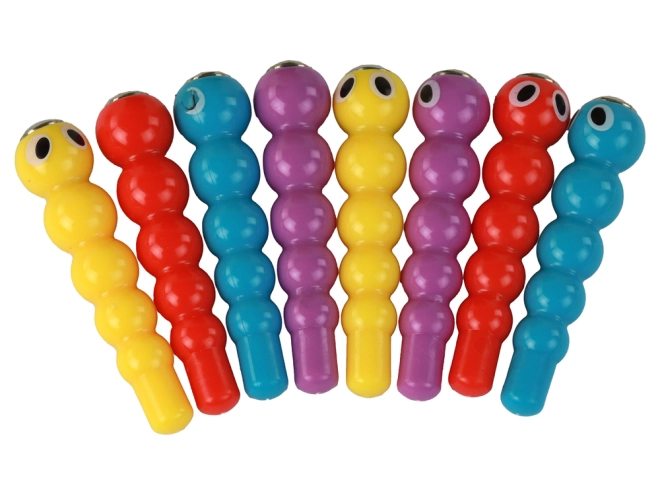 Bunte Würmchen zur sensorischen Stimulation