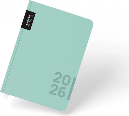 Tagesplaner A5 2026 Pastelini grün