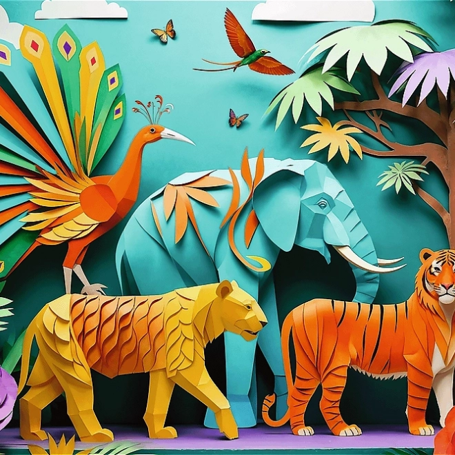Trefl Puzzle Paper Art: Dschungel 160 Teile