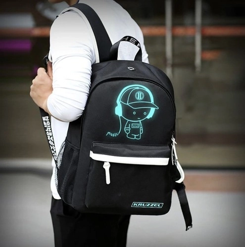 Reflektierende USB-Rucksack von Kruzzel