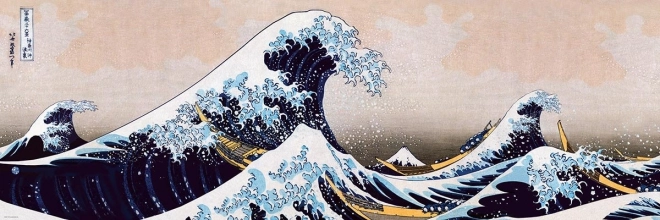 Panorama-Puzzle Die große Welle vor Kanagawa 1000 Teile