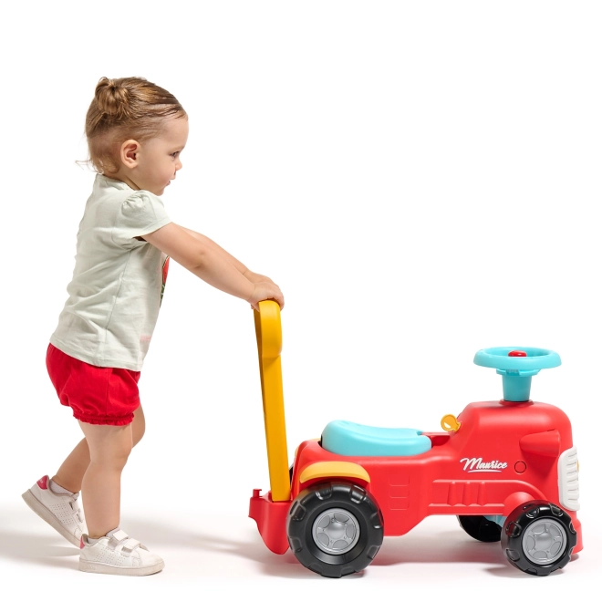 Roter Fahrtraktor Maurice für Kinder