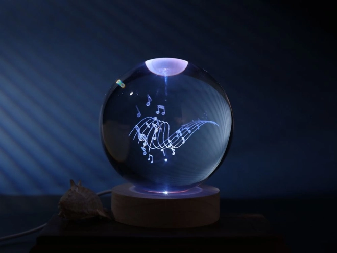 Kristalllampe Musik 10 cm