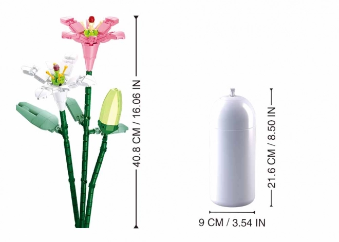 Sluban Blumen Lilien in Vase