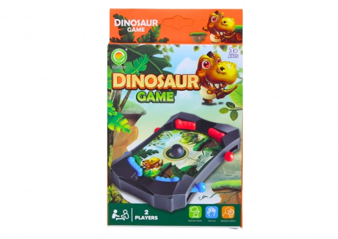 Geschicklichkeitsspiel Mini Dino Ball Rot