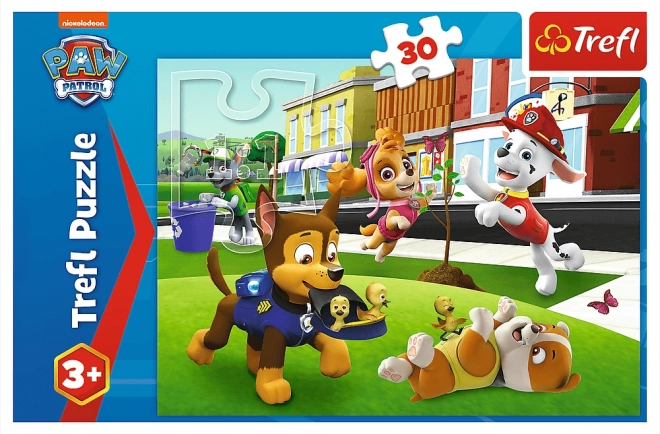 Puzzle mit 30 Teilen Hunde in Aktion PAW Patrol