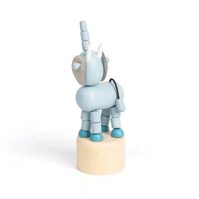 Bigjigs Toys Safari Drucktier Elefant aus Holz