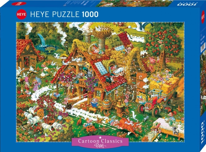 Heye Puzzle Cartoon Classics: Lustige Farm 1000 Teile