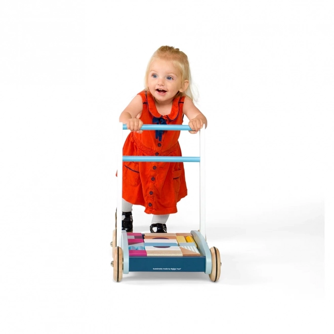 Bigjigs Baby Holzlauflernwagen