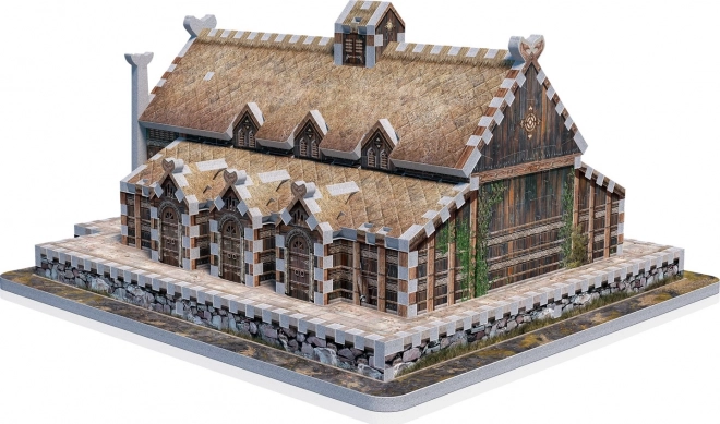 3D-Puzzle Goldene Halle von Edoras aus Der Herr der Ringe 445 Teile