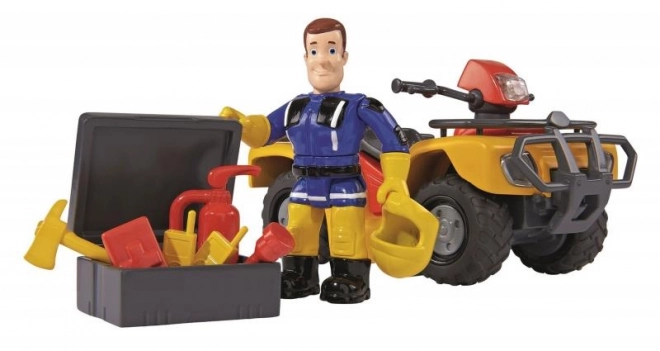 Feuerwehrmann Sam Mercury Quad mit Spielfigur