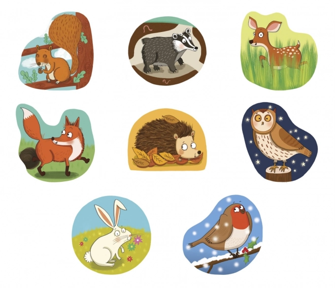 Kinderpuzzle Waldfreunde von Gibsons
