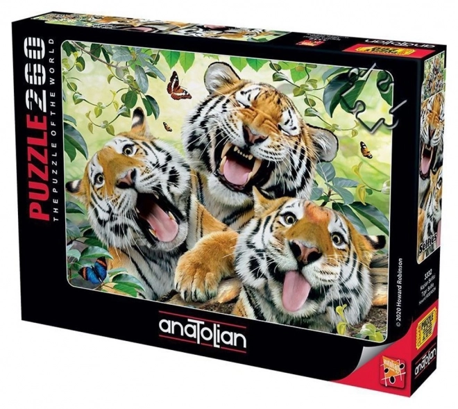 Puzzle Tiger-Selfie 260 Teile
