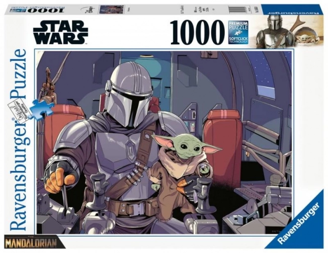 Puzzle Star Wars: The Mandalorian 1000 Teile von Ravensburger