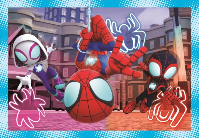 Clementoni Puzzle Spidey und Seine Freunde 4-in-1