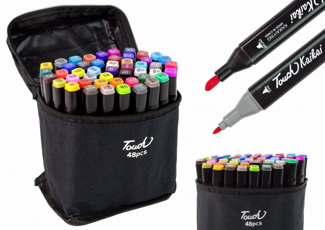 48-teiliger alkoholmarker-Set mit Etui