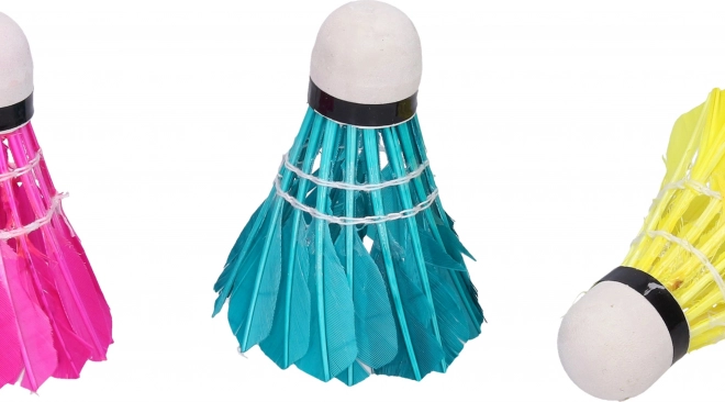 Bunte Badmintonbälle Set