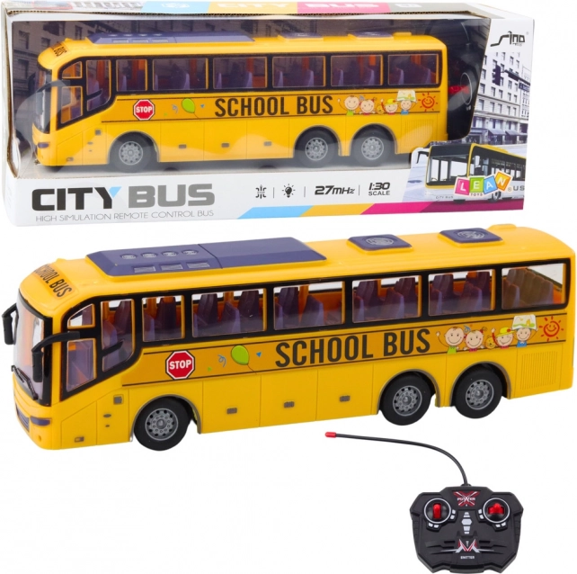 Rennschulbus Gelb RC 1:30 mit Fernsteuerung