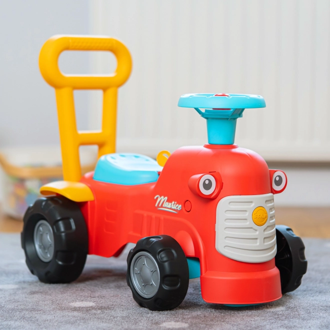 Roter Fahrtraktor Maurice für Kinder