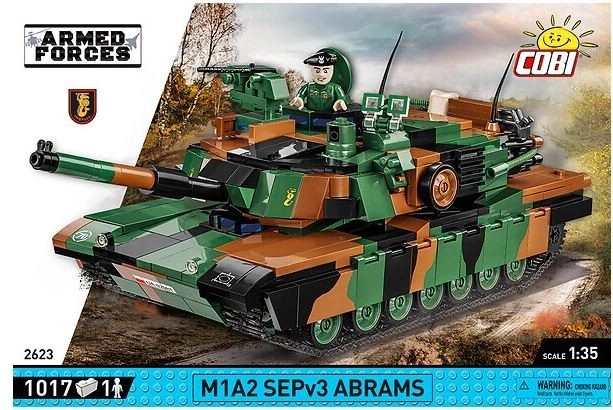 Abrams M1A2 SEPv3 Bausteinmodell