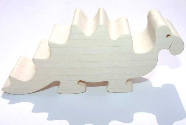 Holztier Stegosaurus für Kinder