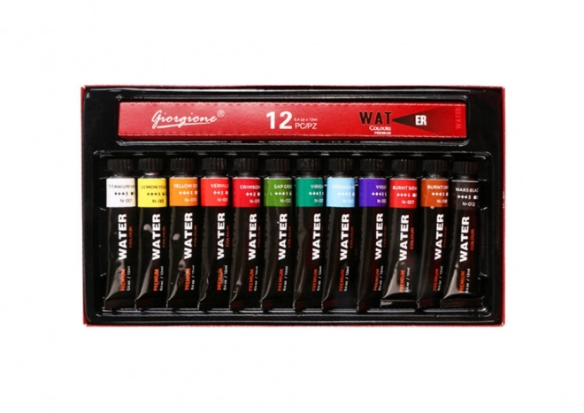 Acrylfarben-Set mit 12 Farben in Tuben