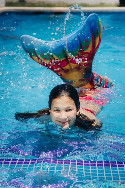 Monoflosse Aquaris Schwimmflosse für Kinder mit Bikini