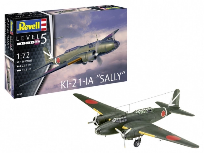 Plastikmodellflugzeug Mitsubishi Ki-21 Sally 1/72