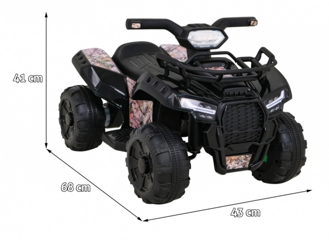 Kinder Elektro-Quad Quad Storm Schwarz – Schwarz