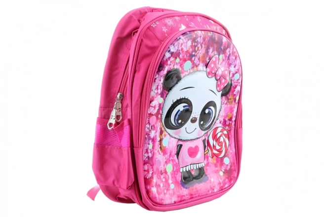 Kinder-Rucksack mit Panda-Motiv