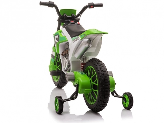 Elektrisches Motorrad für Kinder grün