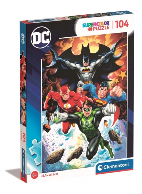 Puzzle 104 Teile Super Color DC Comics