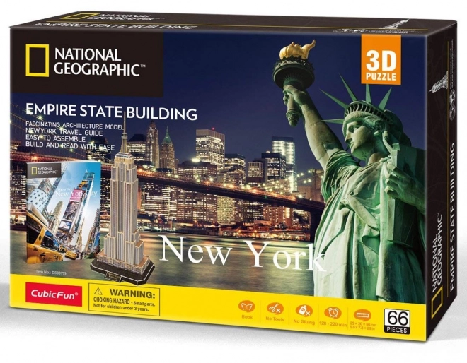 CubicFun National Geographic Empire State Building 3D Puzzle