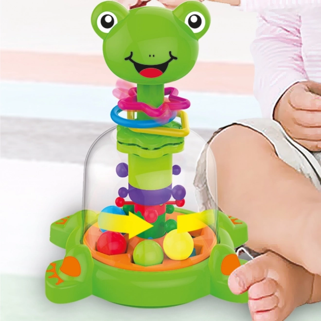 Frosch Rasselspielzeug